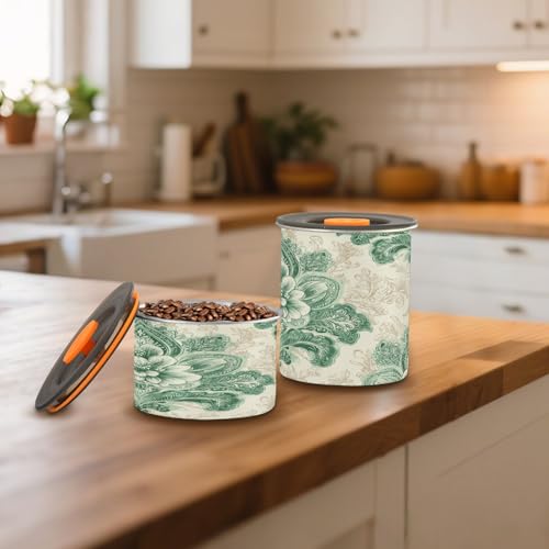 Envase de café sellado Kigai Floral Paisley acero 30 oz miniatura 6