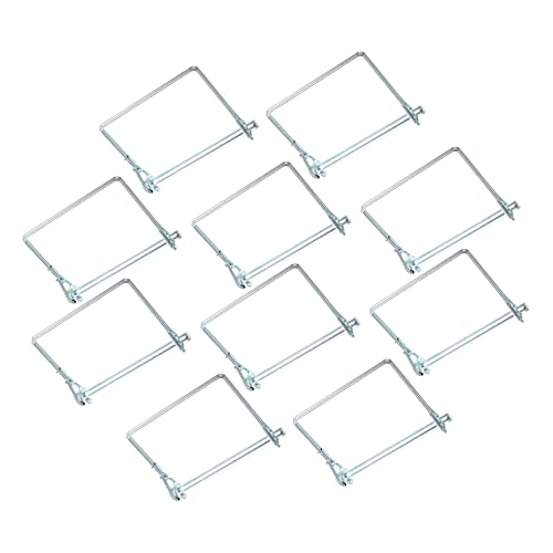 10 Pcs Lock Pin Hitch Pin Locking Pin Trailer Coupler Pin Square Pin Safety Coupler Pin