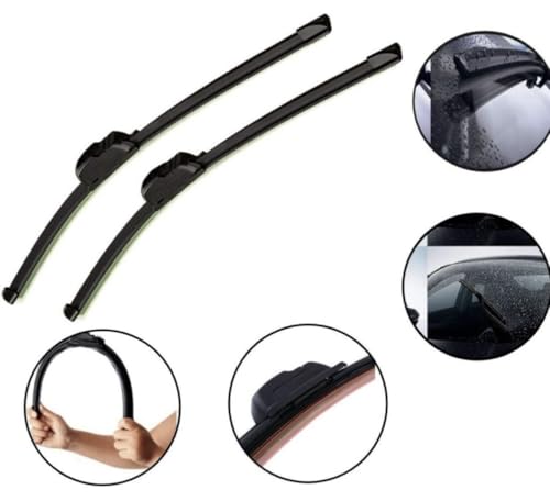 Image of Car Windshield Wiper Blades Suitable With Hyundai i10 Grand - Set of 2Pc (D-22, P-16)