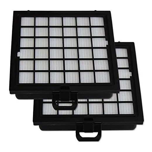 Staubbeutel24 Set 2 HEPA Filter geeignet Für Bosch BGS 41432/01 Runn n ProSilence