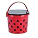 Ladybug Plastic Pails - Set of 12 - Birthday Party Supplies