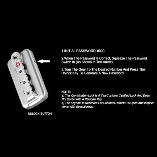 SHSWUD Aluminum Alloy Suitcase
