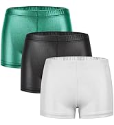 Happy Cherry Tanz Shorts für Mädchen Gymnastik Yoga Elastische Taille Glänzend Metallic Ballett T...