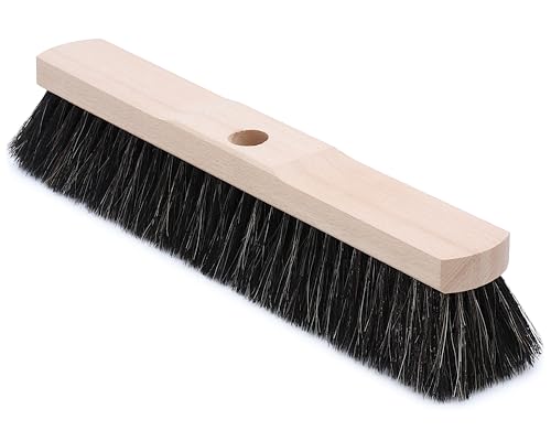 Agrarflora Saalbesen Naturhaar 40cm - Zimmerbesen aus Buchenholz...