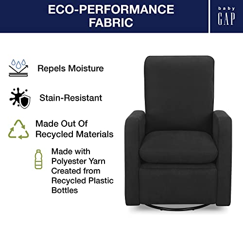 Sillón reclinable moderno negro miniatura 4
