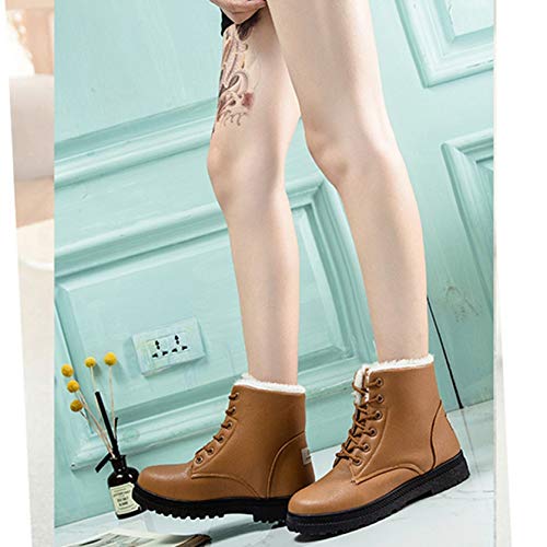 [XYZL] スノーブーツ 男女兼用 カモフラージュ レディース メンズ レースアップ スノーシューズ 防水 防滑 撥水 雪用ブーツ 27.0cm ウインターブーツ 雪道 防寒 ミドルブーツ らくだ色 滑らない 綿靴 長靴 通勤 通学用 男女兼用 大きいサイズ 9枚目