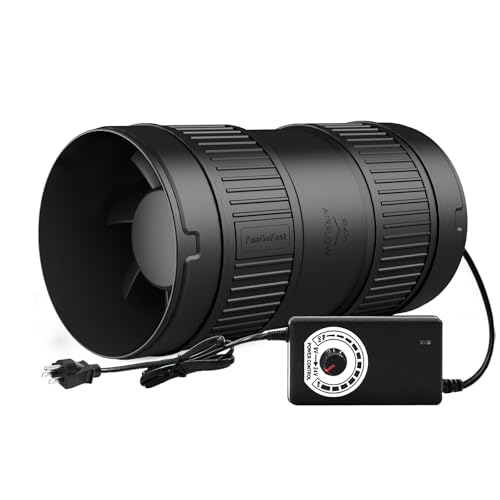 4 Inch Inline Duct Fan with Speed Control