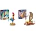 LEGO ǀ Disney Moana 2 Heihei Buildable Animal Toy + Moana's Adventure Canoe Set 43272 + 43270