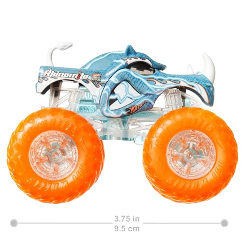 Hot Wheels Monster Trucks, Carro Surpresa Energia de Demolição, em Escala 1:64, Para crianças a part