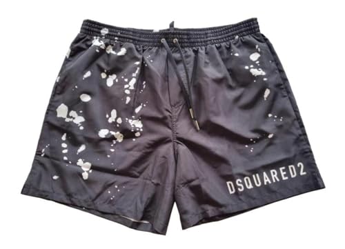 Dsquared2 costume da bagno uomo boxer corto Swim Shorts D7B544710.001 nero