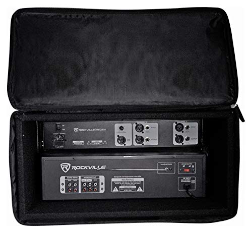 Image of Rockville RRB50 5U Rack Bag Double-Sided Case, 12 inch Depth, Shoulder Strap