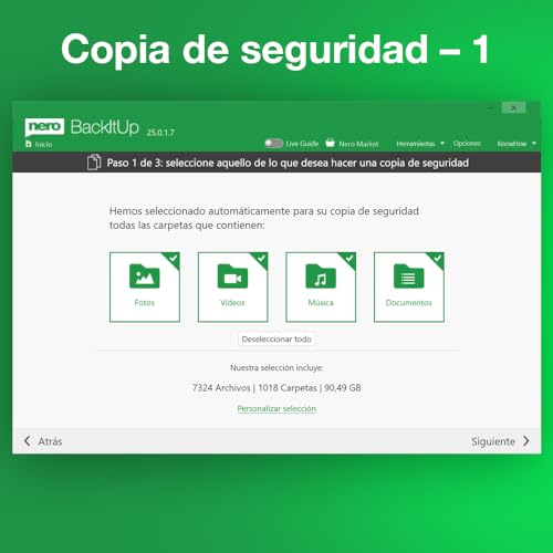 Miniatura 2 de Nero Software De Copia De Seguridad Ganador De Múltiples Pruebas - Recuperación De Datos, Copia De Seguridad Automática, Recuperación Licencia Ilimitada 1 Pc Windows 11 10 8 7