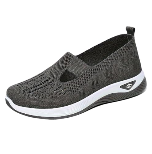 for Inspire Uplift Shoes for Women, Orthopedic Walking Shoes, Woven Hollow Orthopedic Soft Arch Support Knitted Sneakers