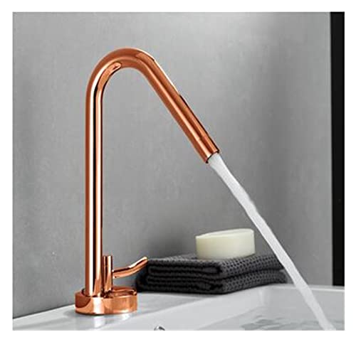 Mitigeur de lavabo à levier unique pour un réglage eau chaude froide précis