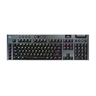 Teclado Mecânico Gamer Sem Fio Logitech G915 X LIGHTSPEED com RGB LIGHTSYNC, USB ou Bluetooth, Teclas Programáveis, Switch de Baixo Perfil GL Brown Tactile, Bateria Recarregável - Preto