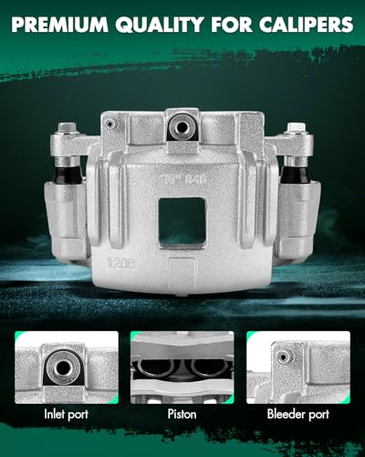 Image of SCITOO Front Brake Calipers With Bracket 18B4938 18B4939 Compatible For Chevy Colorado 04-08 For GMC Canyon 04-08 For Isuzu i-280 06 For Isuzu i-290 07-08 For Isuzu i-370 07-08 For Pontiac G6 05