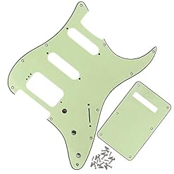 FLEOR 11 trous ronds d’angle HSS guitare Strat Pickguard et Backplate Set pour Etats-Unis/Stratocaster Mexique 4 vis de… - Les Beatles, Paul McCartney, John Lennon, RIngo Starr, George Harrison FLEOR 11 trous ronds d'angle HSS guitare Strat Pickguard et Backplate Set pour Etats-Unis/Stratocaster Mexique 4 vis de… – Image 3