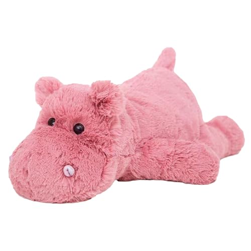 champracer Kuscheltier Rosa Nilpferd Stofftier superweiches Plüsch zum Kuscheln und Spielen, Toys Plüsch für Kinder & Erwachsene Weihnachten Geburtstagsgeschenk (35cm)