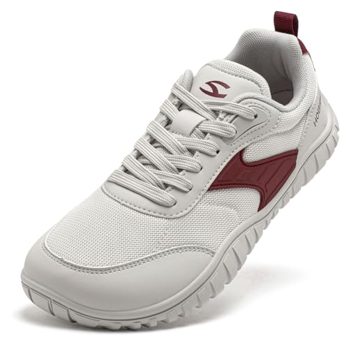 Image of HOBIBEAR Wide Barefoot Shoes for Womens Mens Minimalist Trail Running Hiking Sneakers Comfortable Lightweight