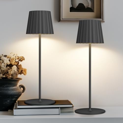 FUNTAPHANTA Pack of 2 Rechargeable, Wireless Table...