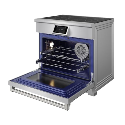 Image of THOR Kitchen 36 Inch Professional Induction Range with Tilt Panel Touch Control - Model XRI36E