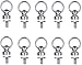 Button Studs Rivets O-Ring Head Button Stud Screwback with Screw for DIY Art Leather Craft Belt Purse Handbag(25Pcs/Silver)