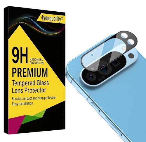 Image of 4youquality Back Camera Lens Protector Compatible with Google Pixel 9 Pro XL (1 Pack) | 9H Tempered Glass Camera Guard | Military-Grade Anti Scratch Protection | Ultra Clear HD Lens Film | Bubble-Free Easy Installation | Case Friendly