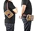 Genda 2Archer Waist Bags for Women Small Canvas Running Fanny Pack Coffee