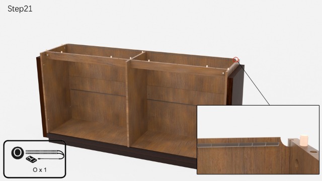 AMERLIFE Sideboard Buffet Cabinet with LED Lights, Mixed Color Accent Cabinet with Glass Doors and Adjustable Shelf, Hallway Storage Cabinets Console Table for Living Room, Dining Room, Black and Gray