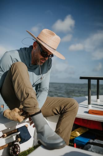 Fishpond Fly Fishing - Lowcountry Palm Straw Western Hat #TOP2