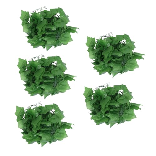 Holibanna Guirnalda De Vid Artificial UVA Falsas Planta Verde Decorativa para Decoración De Bodas Fiestas y Eventos Ramas UVA Falsas