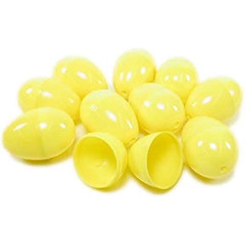 DISCOUNT PARTY AND NOVELTY 50 Yellow Empty Easter Eggs Vending, Crafts, ETC. Cover