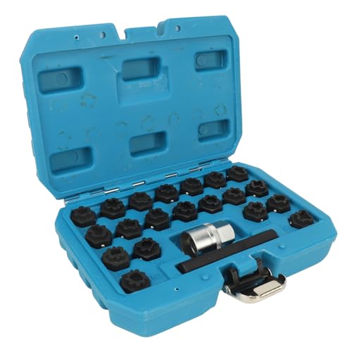 Herramienta antirrobo para extracción de tuercas de ruedas con kit de llaves de bloqueo Haofy 6