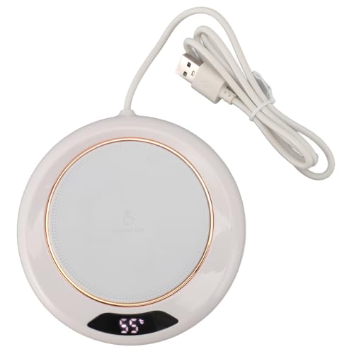 Coffee Mug Warmer, Coffee Warmer with Three Temperature Settings, Electric Coffee Warmer for Desk with Auto Shut Off, Coffee Cup Warmer for Heating Coffee, Beverage, Milk, Tea