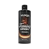 VUPOXI Natural Bronzer Tanning Lotion Organic Coconut oil Self Tanner Tanning Lotion, Brown