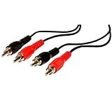 cinch y adapter qualitätsverlust Audio-Verbindungskabel PremiumCord Kabel 2x CINCH-2x CINCH M / M 3m
