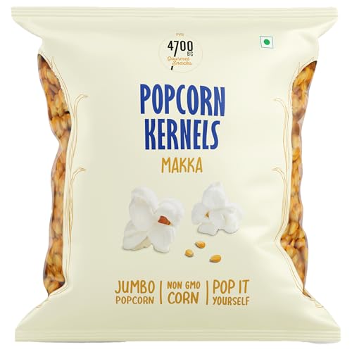 4700BC Classic Popcorn Kernels | Makka Corn | 1Kg | Jumbo Butterf...