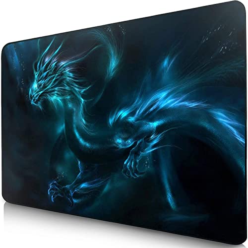 Sidorenko Tapis de Souris - 280 x 200 x 2mm - Mouse Pad - Surface spéciale améliore la Vitesse et la précision I Base en Caoutchouc Antidérapant Surface I Bleu