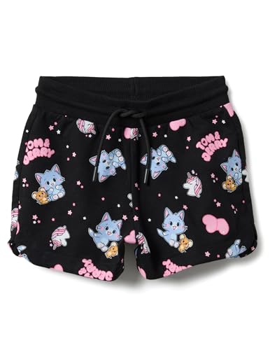 OVS Kids Short Multicolore en Pur Coton pour Fille, Coupe régulière avec Motifs