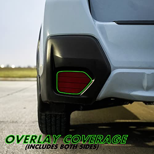 Image of SlickMod PreCut Vinyl Smoke Tint for 2018-2022 Subaru Crosstrek Reflector (4. Reflector, 35% Light Smoke)