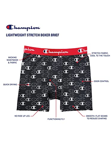 Champion Men's Champion Athletics Everyday Active Lightweight/Breathable Collection Boxer Brief Boxer Briefs