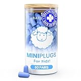 MiniPlugs - Earplugs for Kids (Age 4-9) Skin-Safe Lab Tested...