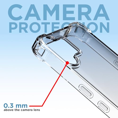 Image of Pikkme Back Cover for CMF by Nothing Phone 2 Pro 5G PC + TPU Clear Transparent Raised Edges Shockproof Protective Phone Bumper Case(Transparent)