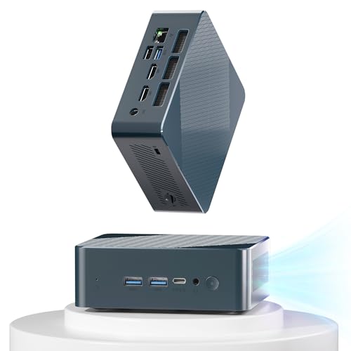 Getorli Mini Pc, Amd 3550H(Max 3.7Ghz), Mini Computers 16Gb Ddr4 Ram 512Gb Ssd, Mini Desktop Computer 4K 60Hz Displays/Dual Hdmi/Type-C&Amp;Usb3.2 Ports/Lan Rj45/Wifi 5/Bt5.0 For Home/Office/Business