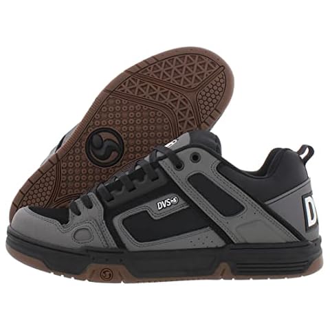 DVS Skateboard Shoes Comanche Charcoal/Black/Gum/White Mens Size 10 Cover