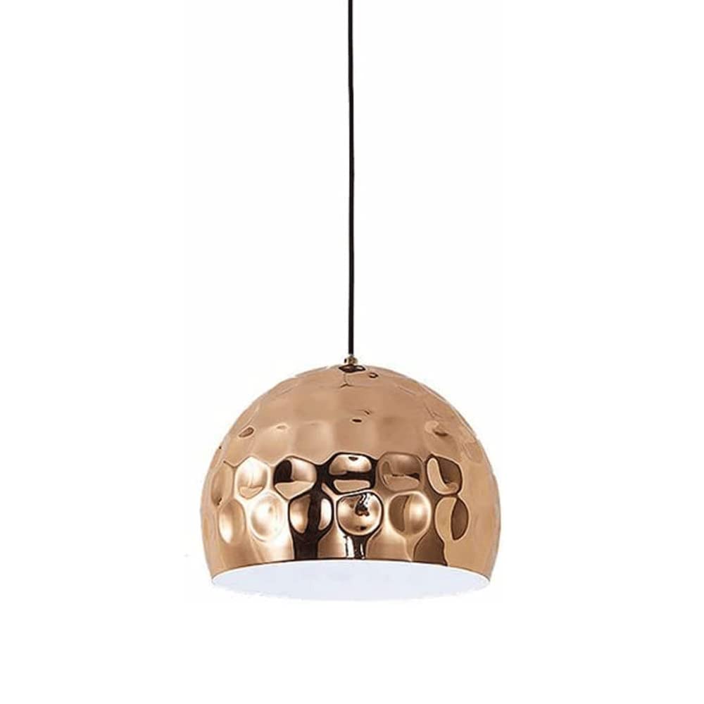 KXEcoLife Metal Pendant Light, Semicircular Wrought Iron Chandelier, E27 Hanging Lamp for Restaurant and Bar Lighting Fixtures