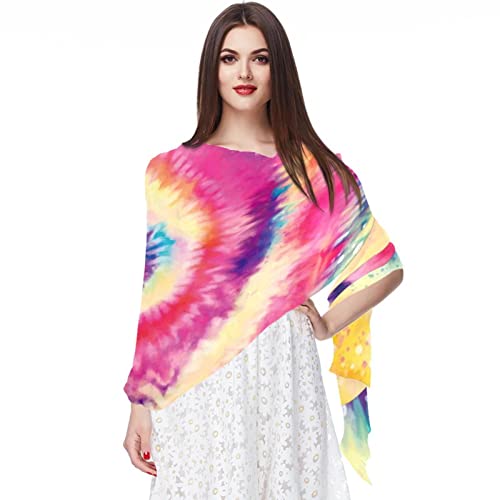 Écharpes pour femme pashmina : foulard coloré cerise et châle 07