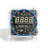 ISolderStore Electronic DIY Kits 60s Clock Kit Soldering Practice Kit DIY Soldering Project for Teens Kids Adults Thanksgiving Xmas Gift