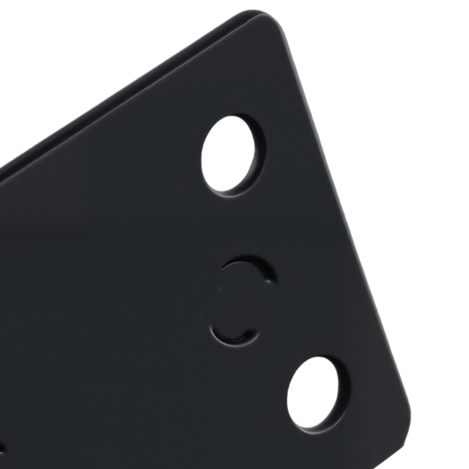 JIAYUET 10 PCS M6 Black Pad Eye Hook Plate, M6 Square Ceiling Staple Hook Loop for Wall Deck - Image 4