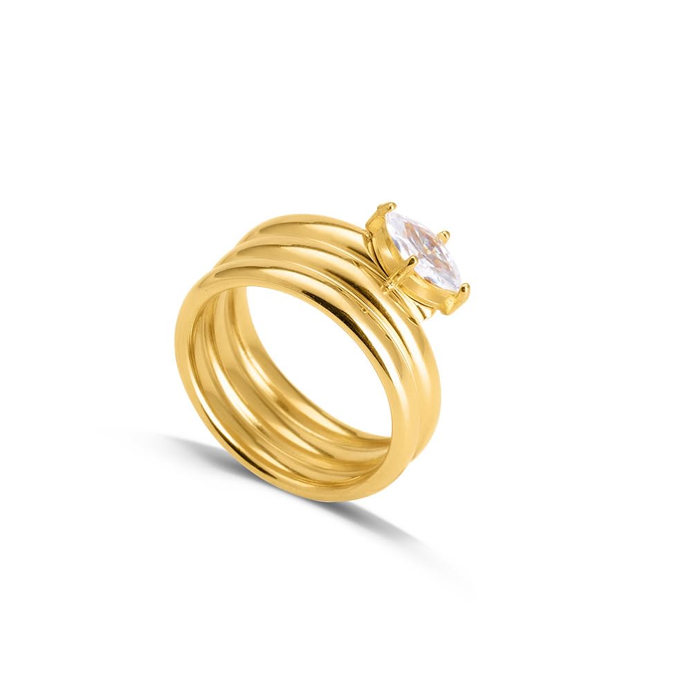 Valour Solitaire Ring for Men (Size-9,10,11,12) - Gift for Boys & Men for Any Occasion, Waterproof & Anti-Tarnish ring-image-26